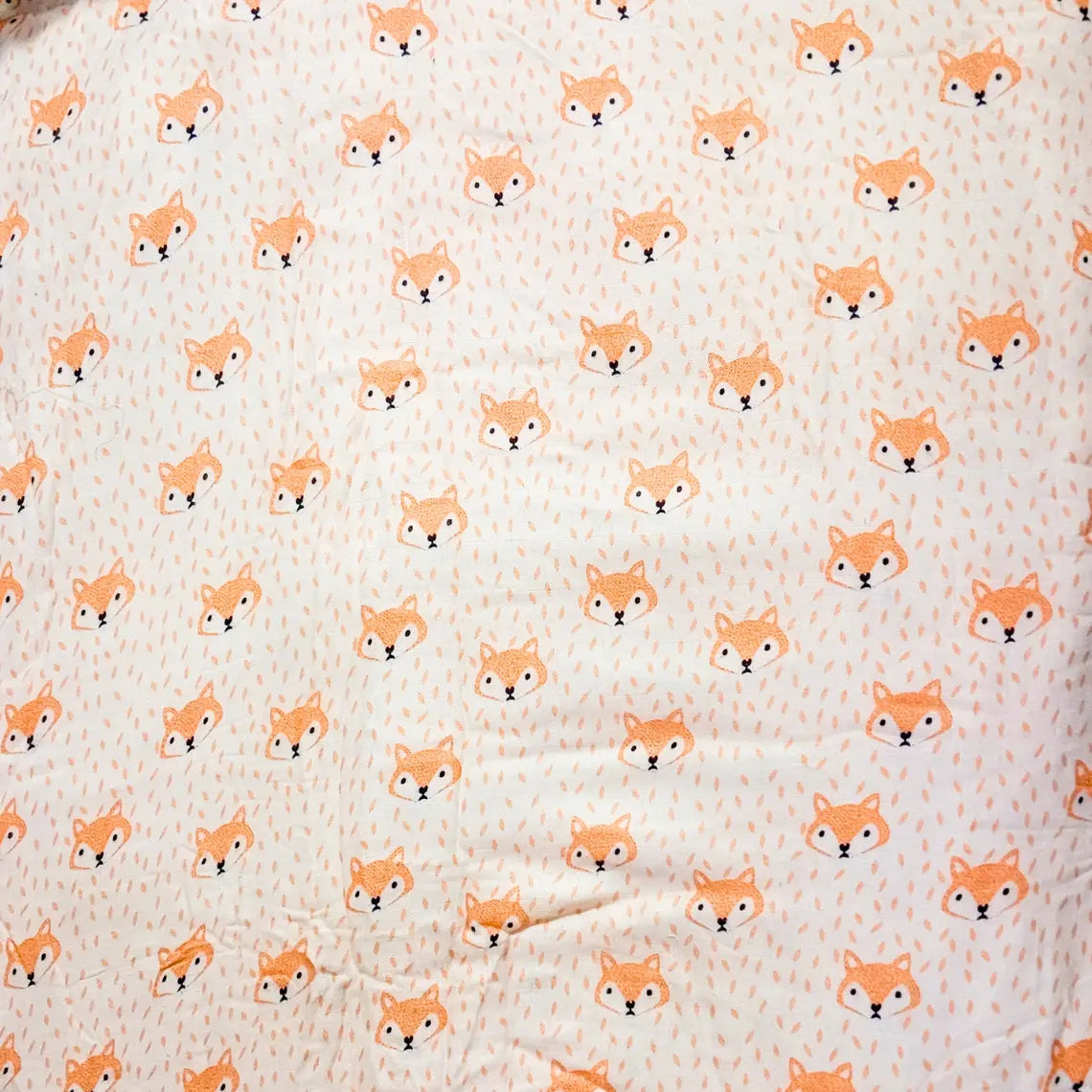Premium Bamboo Muslin Fabric - 150 GSM | Digital Print | Soft & Breathable Bambzi
