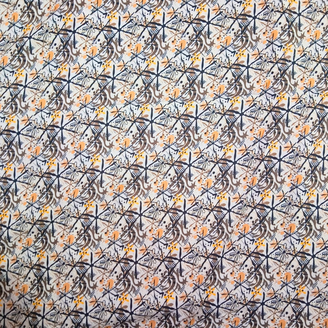 Premium Bamboo Woven Fabric - 140 GSM | Digital Print | Soft & Durable