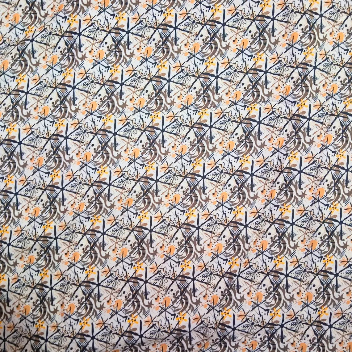 Premium Bamboo Woven Fabric - 140 GSM | Digital Print | Soft & Durable Bambzi