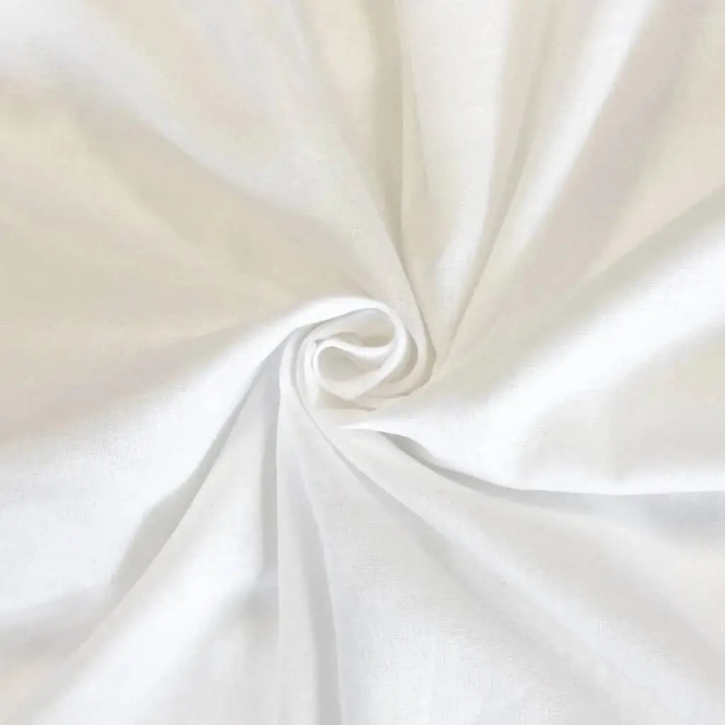 Bamboo Muslin White 150 GSM Bambzi