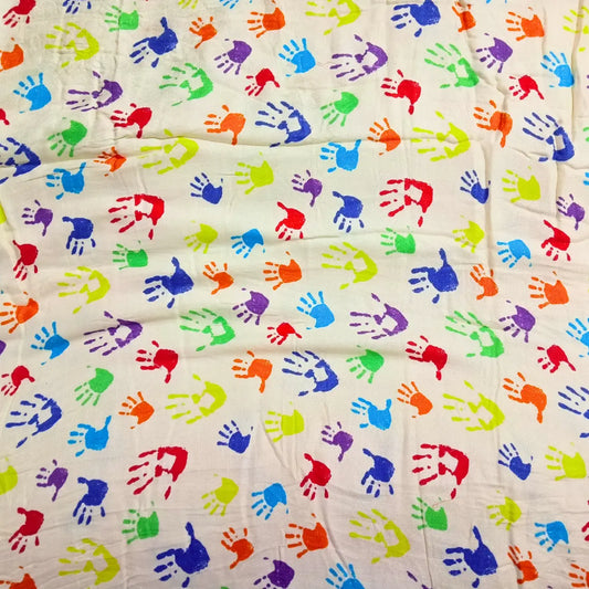Premium Bamboo Muslin Fabric - 150 GSM | Digital Print | Soft & Breathable Bambzi
