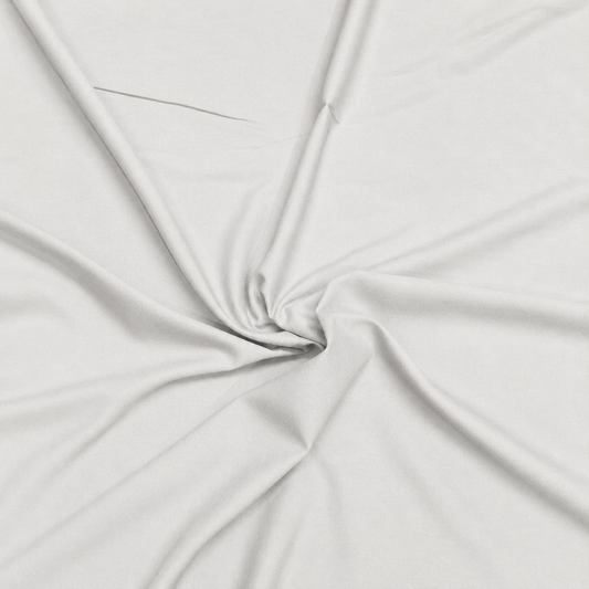 Cannoli Cream Bamboo Cotton Woven Fabric 120 GSM Plain Weave