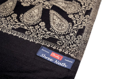 Black Stole and Shawl – Elegant, Soft & Versatile Wrap for All Occasions Bambzi