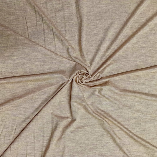 Bamboo Spandex Melange Knit Fabric – 180 GSM | Soft, Stretchy & Sustainabl